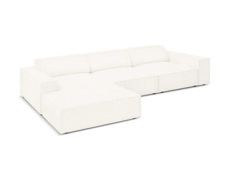 Jodie 4-Sitzer Ecksofa Links 284x166 cm aus Boucle (AscNATA) in Beige – Bild 4