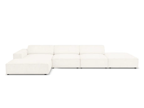 Jodie 4-Sitzer Ecksofa Links 341x166 cm aus Boucle (AscNATA) in Beige – Bild 2