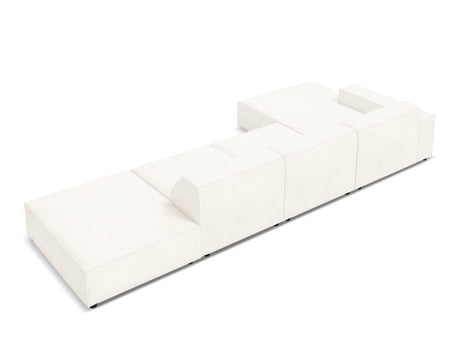 Jodie 4-Sitzer Ecksofa Links 341x166 cm aus Boucle (AscNATA) in Beige – Bild 6