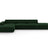 Jodie 4-Sitzer Ecksofa Links 341x166 cm aus Samt (Blu78) in Flaschengrün – Bild 1