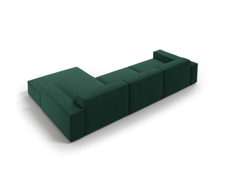 Jodie 4-Sitzer Ecksofa Rechts 284x166 cm aus Strukturierter Stoff (Meg359) in Grün – Bild 4