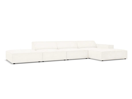 Jodie 4-Sitzer Ecksofa Rechts 341x166 cm aus Boucle (AscNATA) in Beige – Bild 4