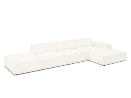 Jodie 4-Sitzer Ecksofa Rechts 341x166 cm aus Boucle (AscNATA) in Beige – Bild 5