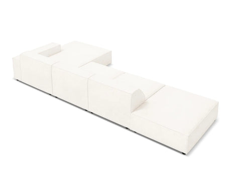 Jodie 4-Sitzer Ecksofa Rechts 341x166 cm aus Boucle (AscNATA) in Beige – Bild 6