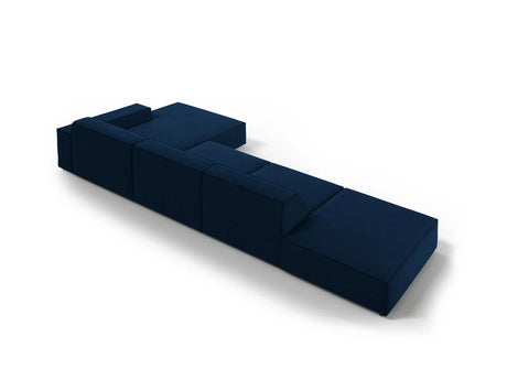 Jodie 4-Sitzer Ecksofa Rechts 341x166 cm aus Samt (Blu86) in Königsblau – Bild 5