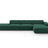 Jodie 4-Sitzer Ecksofa Rechts 341x166 cm aus Strukturierter Stoff (Meg359) in Grün – Bild 2