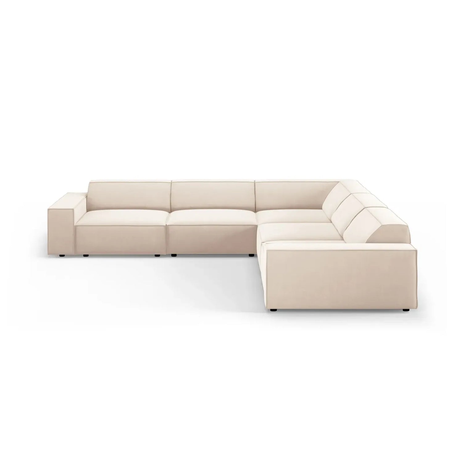 Jodie 5-Sitzer Ecksofa symmetrisch, 287x287 cm - ZEN ZONE Furniture