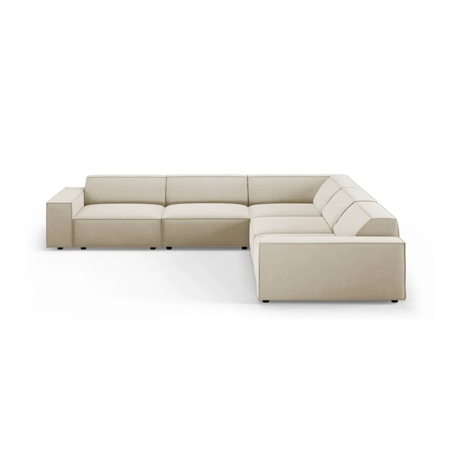 Jodie 5-Sitzer Ecksofa symmetrisch, 287x287 cm - ZEN ZONE Furniture