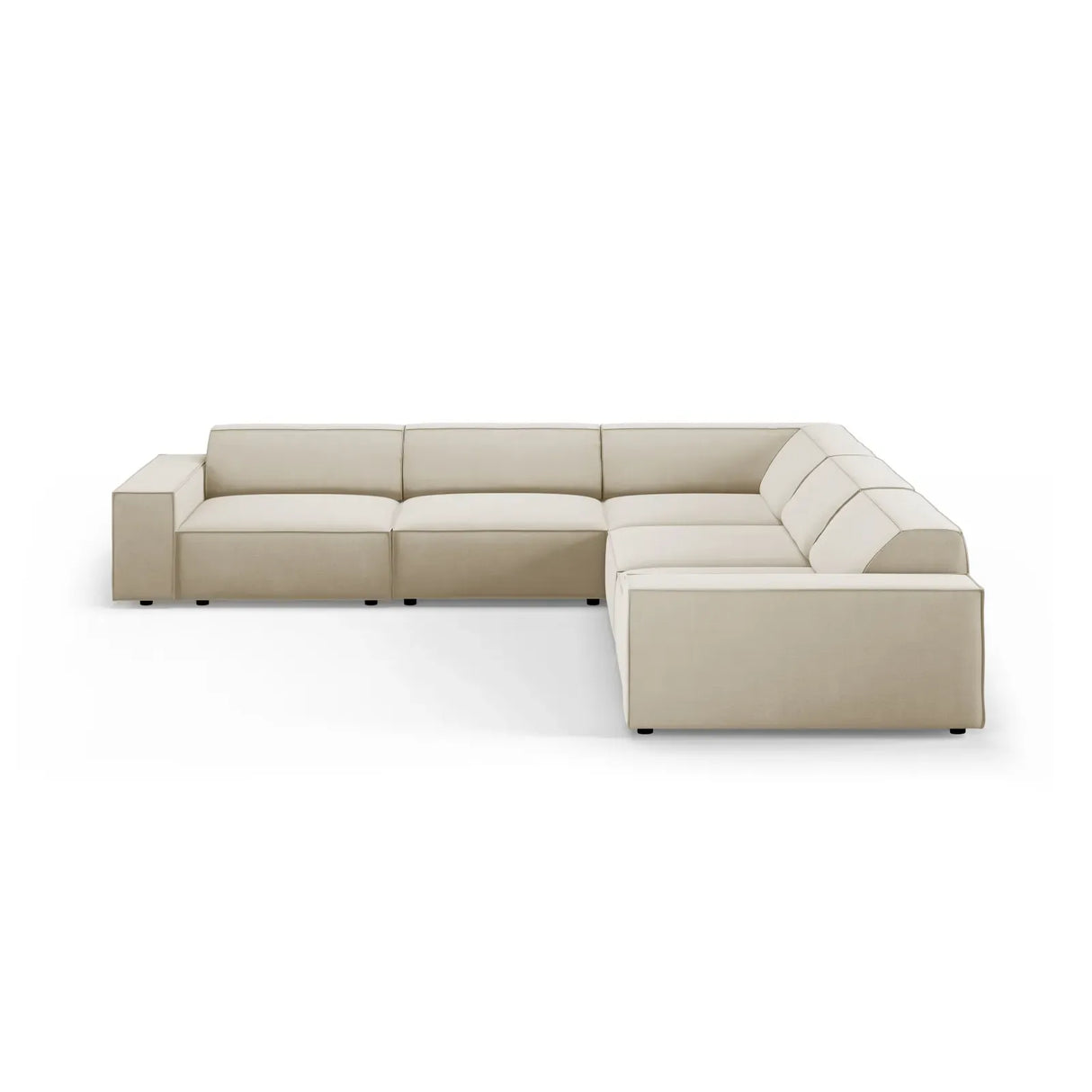 Jodie 5-Sitzer Ecksofa symmetrisch, 287x287 cm - ZEN ZONE Furniture