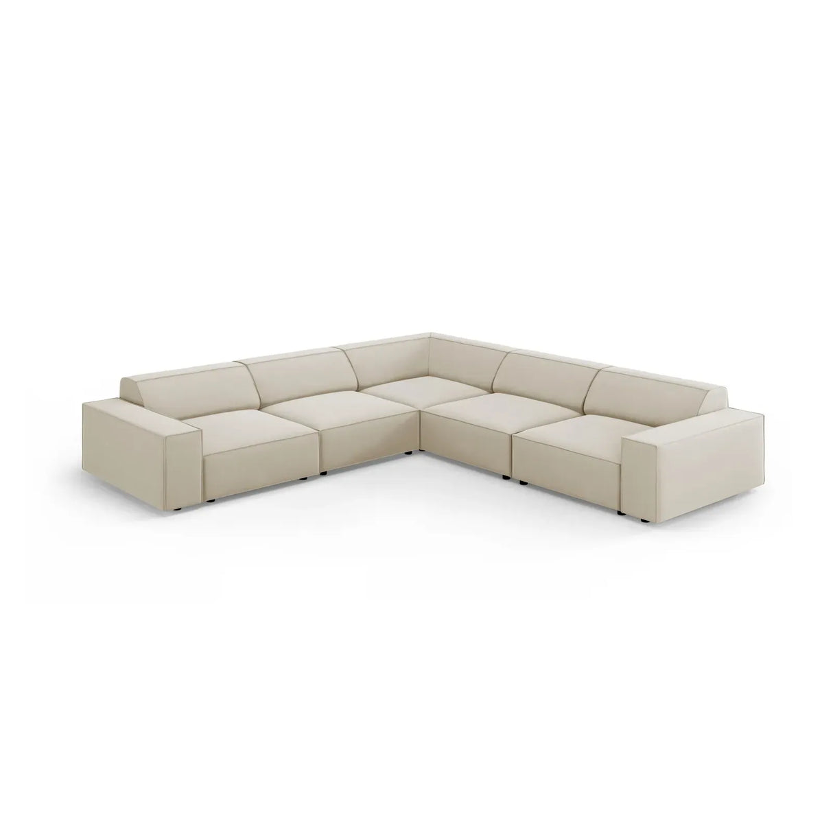 Jodie 5-Sitzer Ecksofa symmetrisch, 287x287 cm - ZEN ZONE Furniture