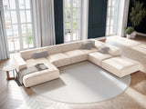 Jodie 7-Sitzer Panorama-Ecksofa, Rechte Seite, aus Samt oder Strukturstoff, 364x262 cm – Bild 2