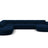 Jodie 7-Sitzer Panorama-Sofa Links 364 cm aus Samt (Blu86) in Königsblau – Bild 1