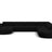 Jodie 7-Sitzer Panorama-Sofa Rechts 364 cm aus Samt (Blu19) in Schwarz – Bild 1