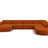 Jodie 7-Sitzer Panorama-Sofa Rechts 364 cm aus Strukturierter Stoff (Meg357) in Terrakotta – Bild 1