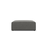 Jodie Pouf aus Samt (Blu13) in Hellgrau, 102x80 cm – Bild 1