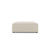 Jodie Pouf aus Samt (Blu30) in Dunkelbeige, 102x80 cm – Bild 1