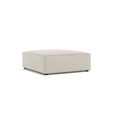 Jodie Pouf aus Samt (Blu30) in Dunkelbeige, 102x80 cm – Bild 3
