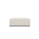 Jodie Pouf aus Strukturierter Stoff (Meg351) in Leichtes Beige, 102x80 cm – Bild 1