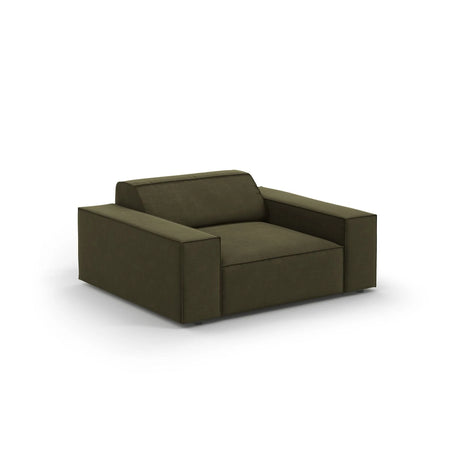 Jodie Sessel aus Samt (Blu77) in Grün, 124x102 cm – Bild 4