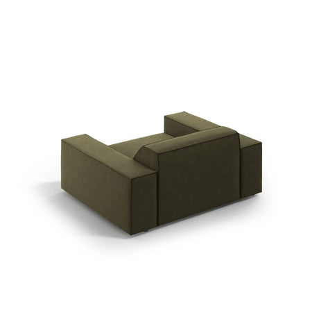 Jodie Sessel aus Samt (Blu77) in Grün, 124x102 cm – Bild 5