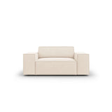 Jodie Sessel aus Samt oder Strukturstoff, 124x102 cm – Bild 1