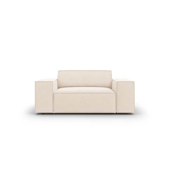 Jodie Sessel aus Samt oder Strukturstoff, 124x102 cm – Bild 1