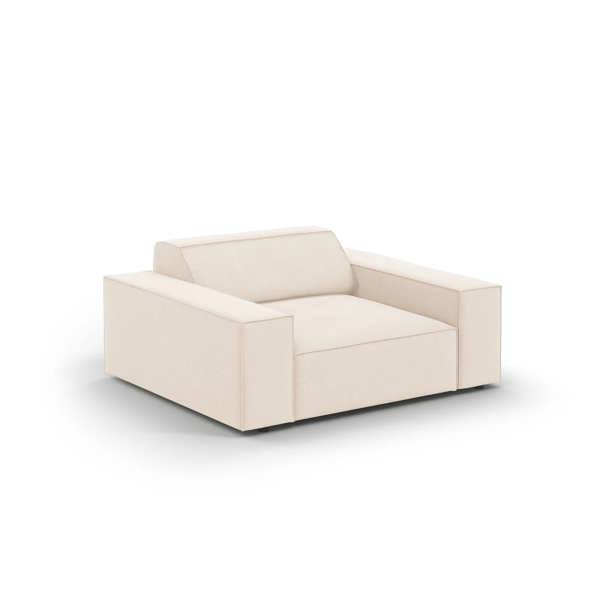 Jodie Sessel aus Samt oder Strukturstoff, 124x102 cm – Bild 4