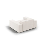 Jodie Sessel aus Strukturierter Stoff (Meg351) in Leichtes Beige, 124x102 cm – Bild 5