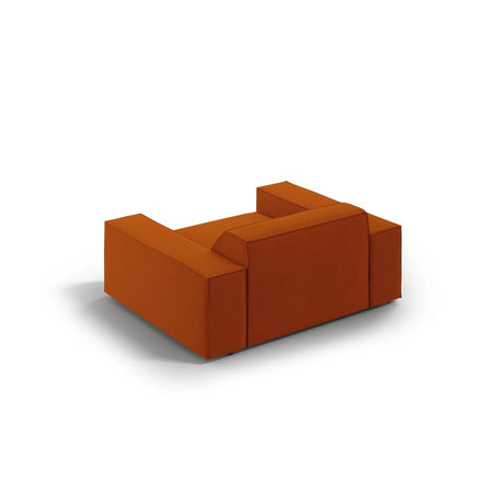 Jodie Sessel aus Strukturierter Stoff (Meg357) in Terrakotta, 124x102 cm – Bild 4