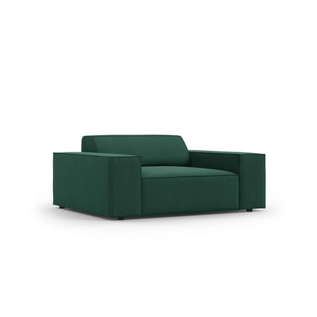 Jodie Sessel aus Strukturierter Stoff (Meg359) in Grün, 124x102 cm – Bild 3