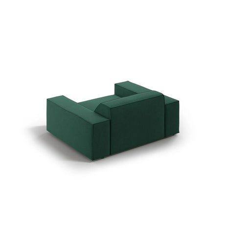 Jodie Sessel aus Strukturierter Stoff (Meg359) in Grün, 124x102 cm – Bild 5