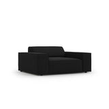 Jodie Sessel aus Strukturierter Stoff (Meg368) in Schwarz, 124x102 cm – Bild 3