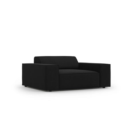 Jodie Sessel aus Strukturierter Stoff (Meg368) in Schwarz, 124x102 cm – Bild 3