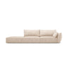 Kaelle 3-Sitzer Sofa Links offen, mit Bezug aus Chenille (OTH 08) in Beige, 264x110 cm – Bild 1