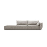 Kaelle 3-Sitzer Sofa Links offen, mit Bezug aus Chenille (OTH 85) in Hellgrau, 264x110 cm – Bild 1