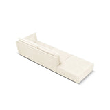 Kaelle 3-Sitzer Sofa Links offen, mit Bezug aus Samt oder Chenille, 264x110 cm – Bild 4