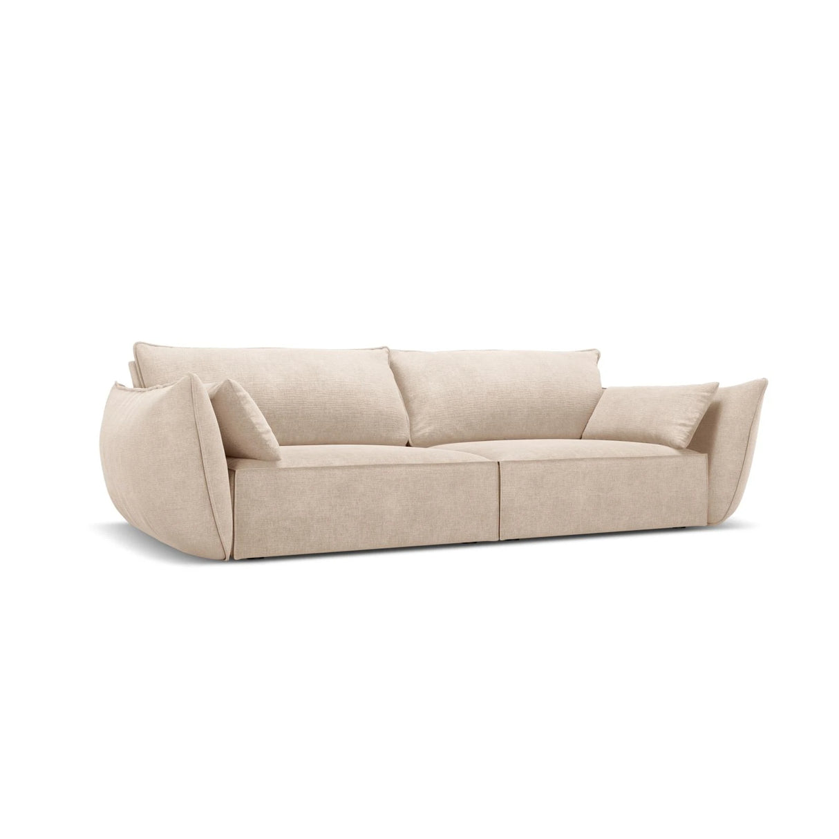 Kaelle 3-Sitzer Sofa mit Bezug aus Chenille (OTH 08) in Beige, 208x110 cm – Bild 3