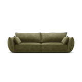 Kaelle 3-Sitzer Sofa mit Bezug aus Chenille (OTH 38) in Grün, 208x110 cm – Bild 1