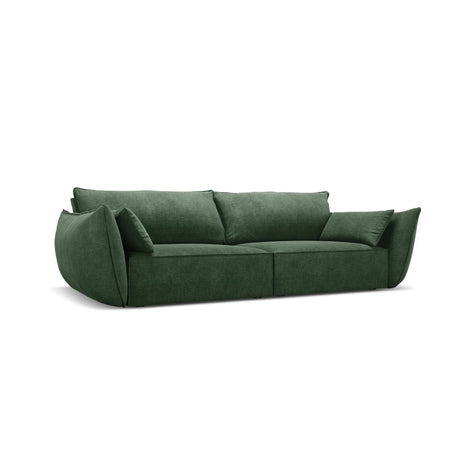 Kaelle 3-Sitzer Sofa mit Bezug aus Chenille (OTH 39) in Flaschengrün, 208x110 cm – Bild 3