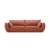 Kaelle 3-Sitzer Sofa mit Bezug aus Chenille (OTH 57) in Terrakotta, 208x110 cm – Bild 1