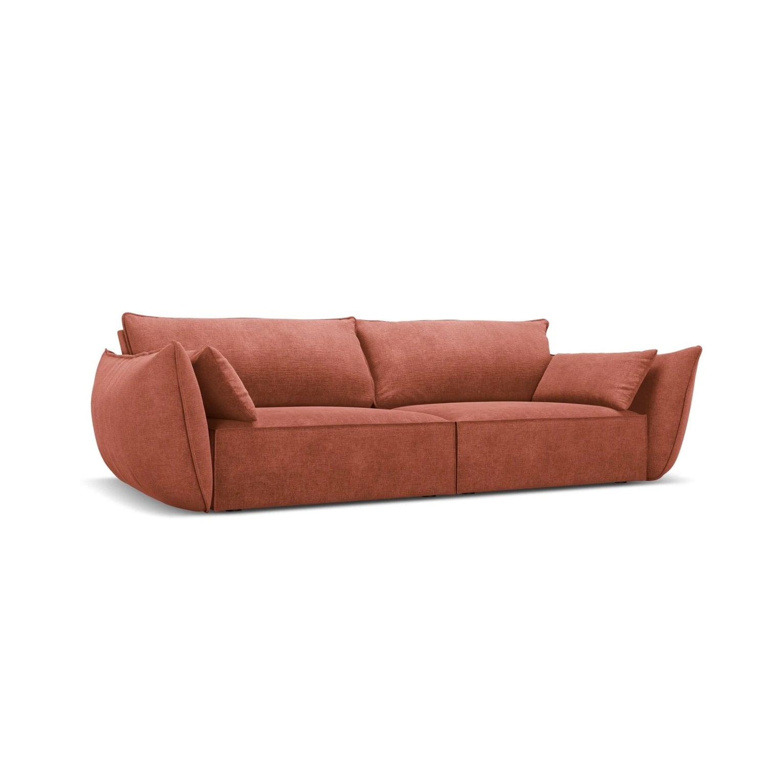 Kaelle 3-Sitzer Sofa mit Bezug aus Chenille (OTH 57) in Terrakotta, 208x110 cm – Bild 3