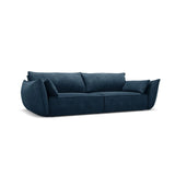 Kaelle 3-Sitzer Sofa mit Bezug aus Chenille (OTH 78) in Königsblau, 208x110 cm – Bild 3