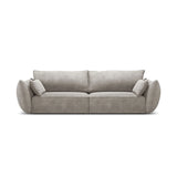 Kaelle 3-Sitzer Sofa mit Bezug aus Chenille (OTH 85) in Hellgrau, 208x110 cm – Bild 1