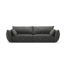Kaelle 3-Sitzer Sofa mit Bezug aus Chenille (OTH 97) in Dunkelgrau, 208x110 cm – Bild 1