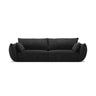 Kaelle 3-Sitzer Sofa mit Bezug aus Chenille (OTH 99) in Schwarz, 208x110 cm – Bild 1