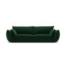 Kaelle 3-Sitzer Sofa mit Bezug aus Samt (Blu78) in Flaschengrün, 208x110 cm – Bild 1