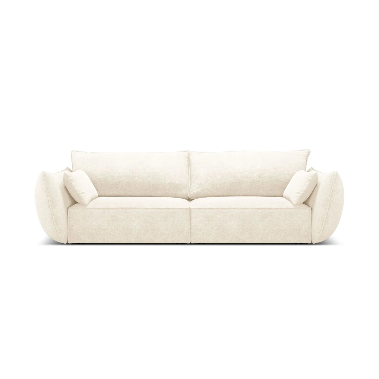 Kaelle 3-Sitzer Sofa mit Bezug aus Samt oder Chenille, 208x110 cm – Bild 1