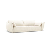 Kaelle 3-Sitzer Sofa mit Bezug aus Samt oder Chenille, 208x110 cm – Bild 3