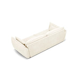 Kaelle 3-Sitzer Sofa mit Bezug aus Samt oder Chenille, 208x110 cm – Bild 4