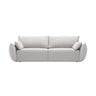 Kaelle 3-Sitzer Sofa mit Schlaffunktion, mit Bezug aus Chenille (Haga06) in Hellgrau, 244x97 cm – Bild 1